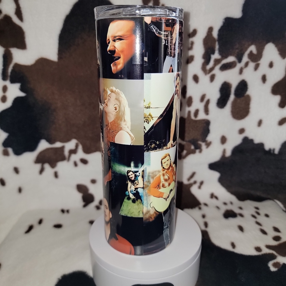 Morgan Wallen Custom 20oz Skinny Tumbler Insulated Drinkware - Picture 4 of 5